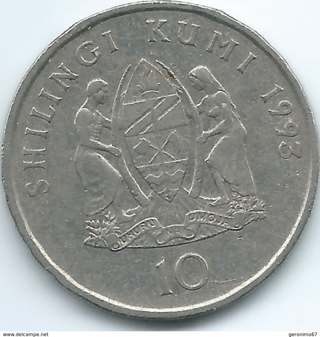 Tanzania - 10 Shilingi - 1993 - KM20a - Tanzanie