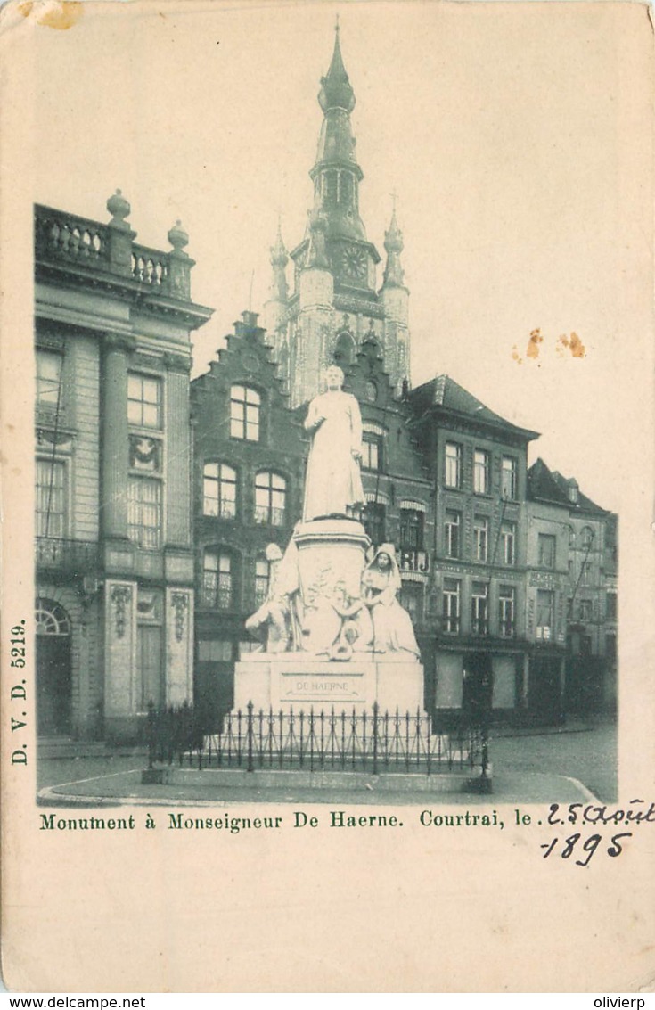 Courtrai - Monument à Monseigneur De Haerne - D.V.D. N° 5219 - Kortrijk