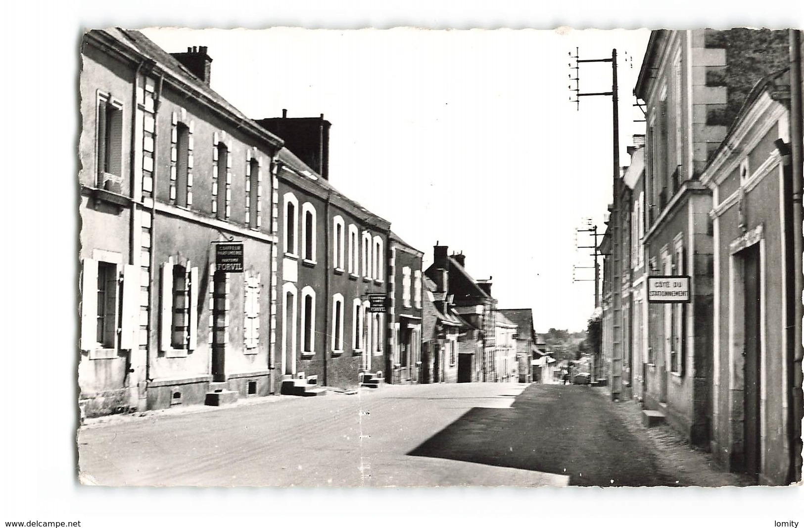 53 St Saint Aignan Sur Roe La Rue Principale CPSM PF Oblitération Mécanique Laval Critérium Cycliste International 1966 - Saint Aignan Sur Rö