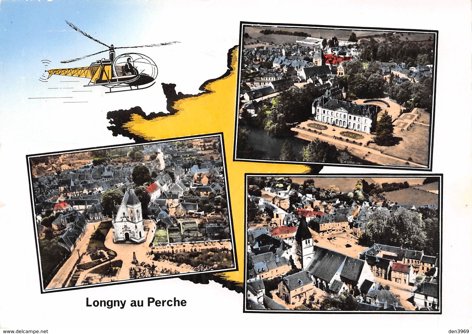 LONGNY-au-PERCHE - Vues D'hélicoptère - Eglise - Château - Longny Au Perche