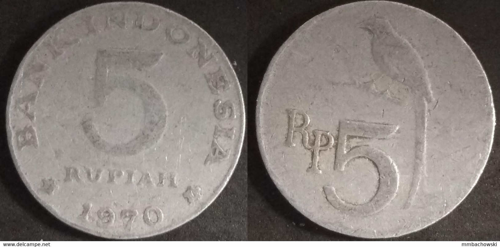 Indonesia - 5 Rupiah 1970 Used (ia004) - Indonesië