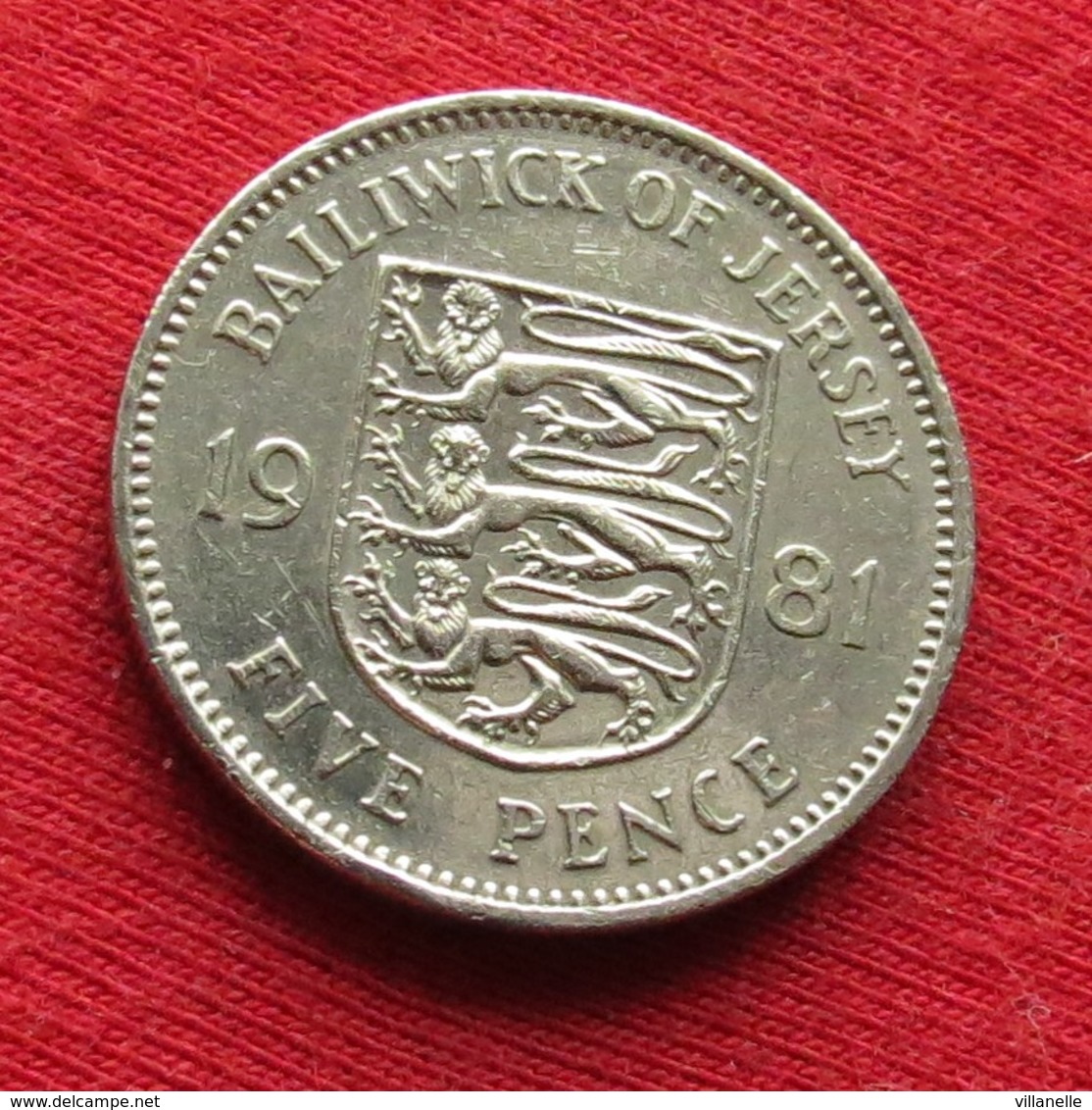 Jersey 5 Pence 1981 KM# 48 Five - Jersey