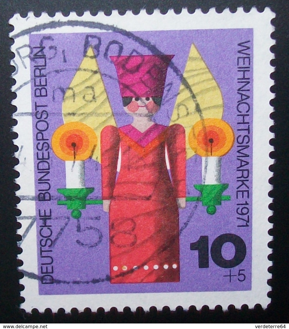 N°407D BRIEFMARKE DEUTSCHE BUNDESPOST BERLIN - Gebraucht