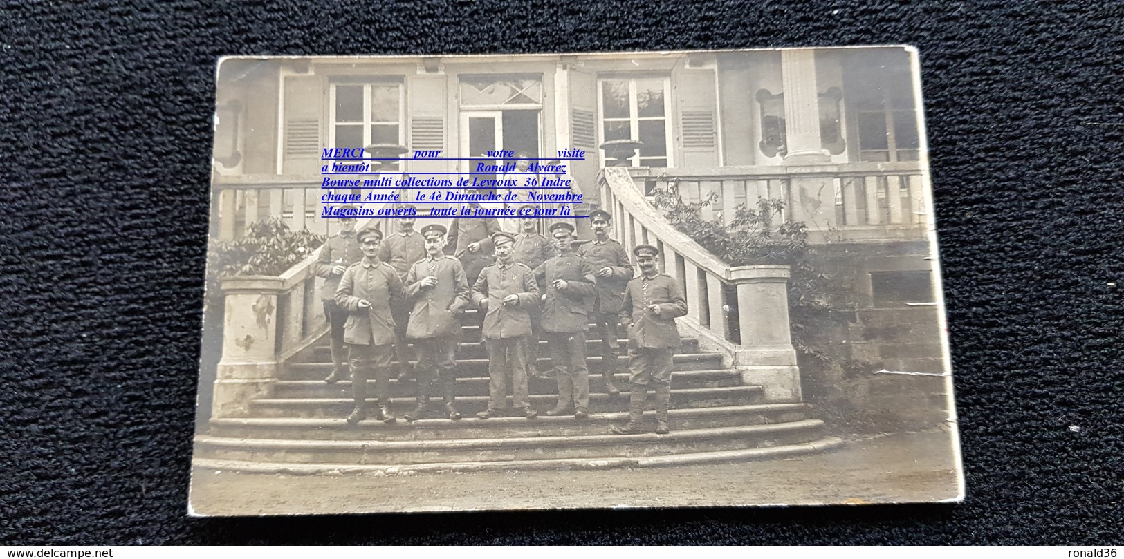 Cp 67 Bas Rhin ROTHAU ( A Confirmer ) Entrée De L'Hopital Du XV Corp D'Armée Allemande ( Soldats Officiers Médecin  ) - Rothau