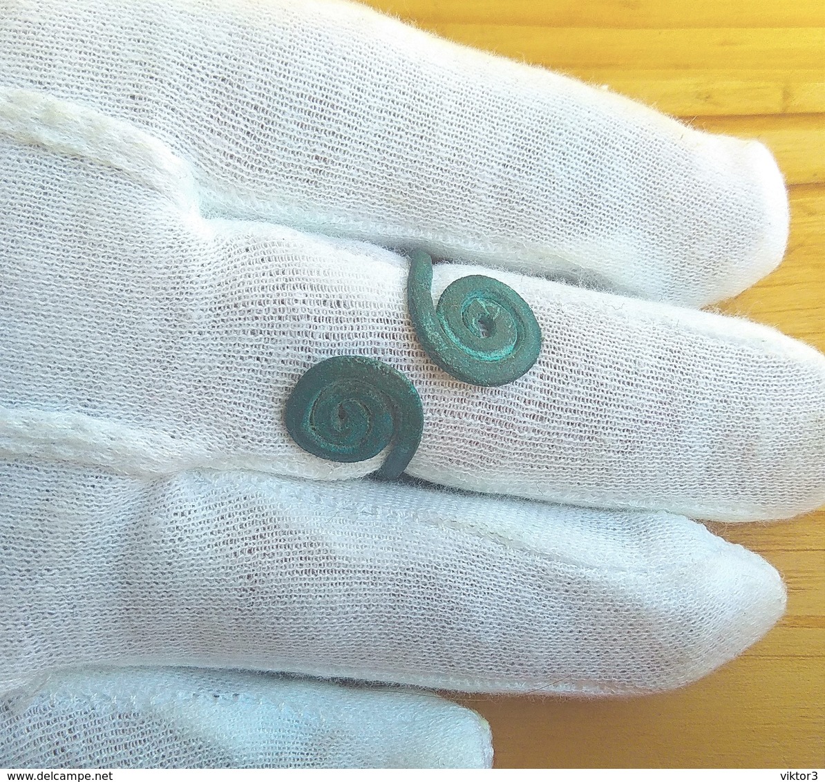 Ancient Copper Ring, Bronze Age 5-7 Century BC - Archéologie