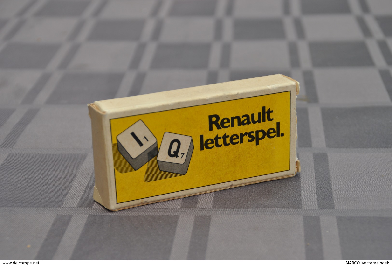 RENAULT Letterspel Auto's Met I.Q. 3x Spel-jeu-spiel-game (old) - Denk- Und Knobelspiele