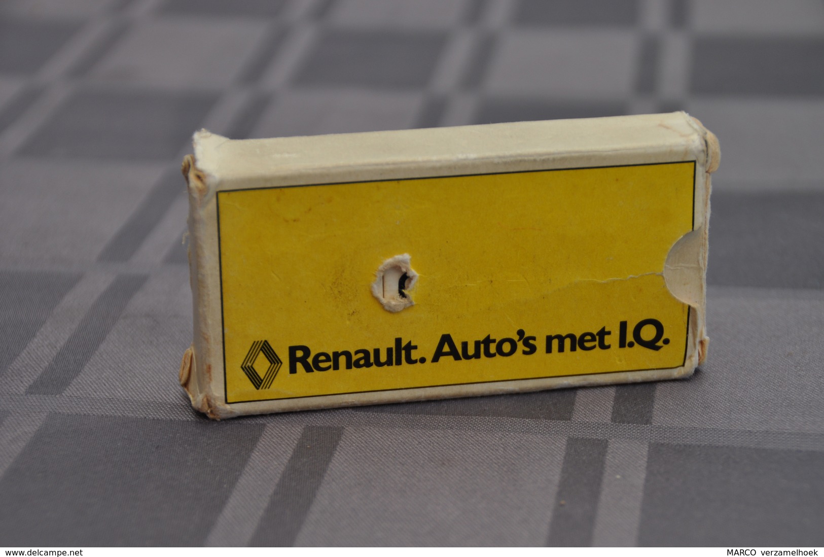 RENAULT Letterspel Auto's Met I.Q. 3x Spel-jeu-spiel-game (old) - Denk- Und Knobelspiele