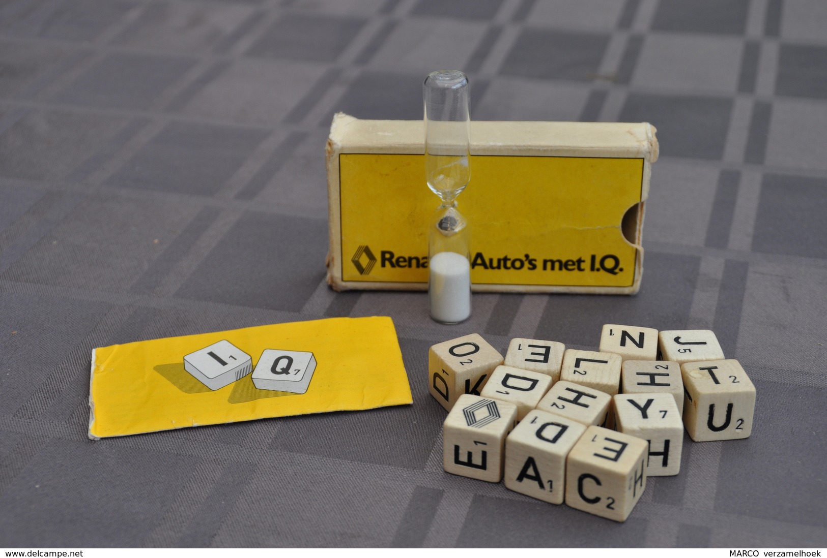 RENAULT Letterspel Auto's Met I.Q. 3x Spel-jeu-spiel-game (old) - Acertijos