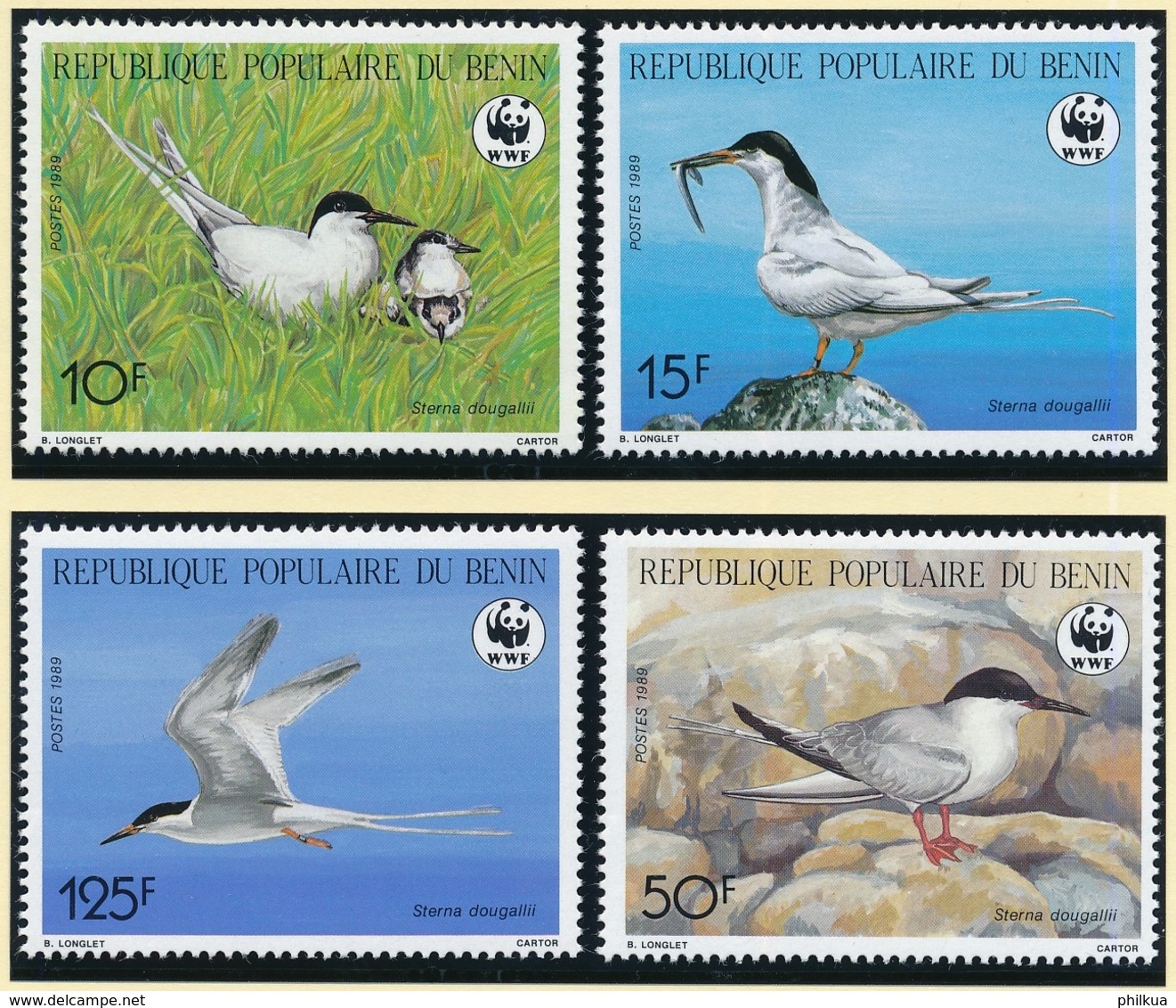 Republique Populaire Du Benin - Rosenseeschwalbe - Einwandfrei Postfrische/** MNH Serie - Swallows