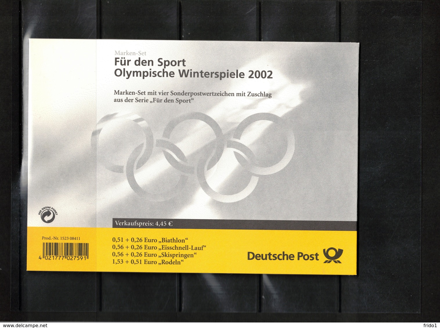 Germany / Deutschland 2002 Olympic Games Salt Lake City Interesting Leaflet - Invierno 2002: Salt Lake City