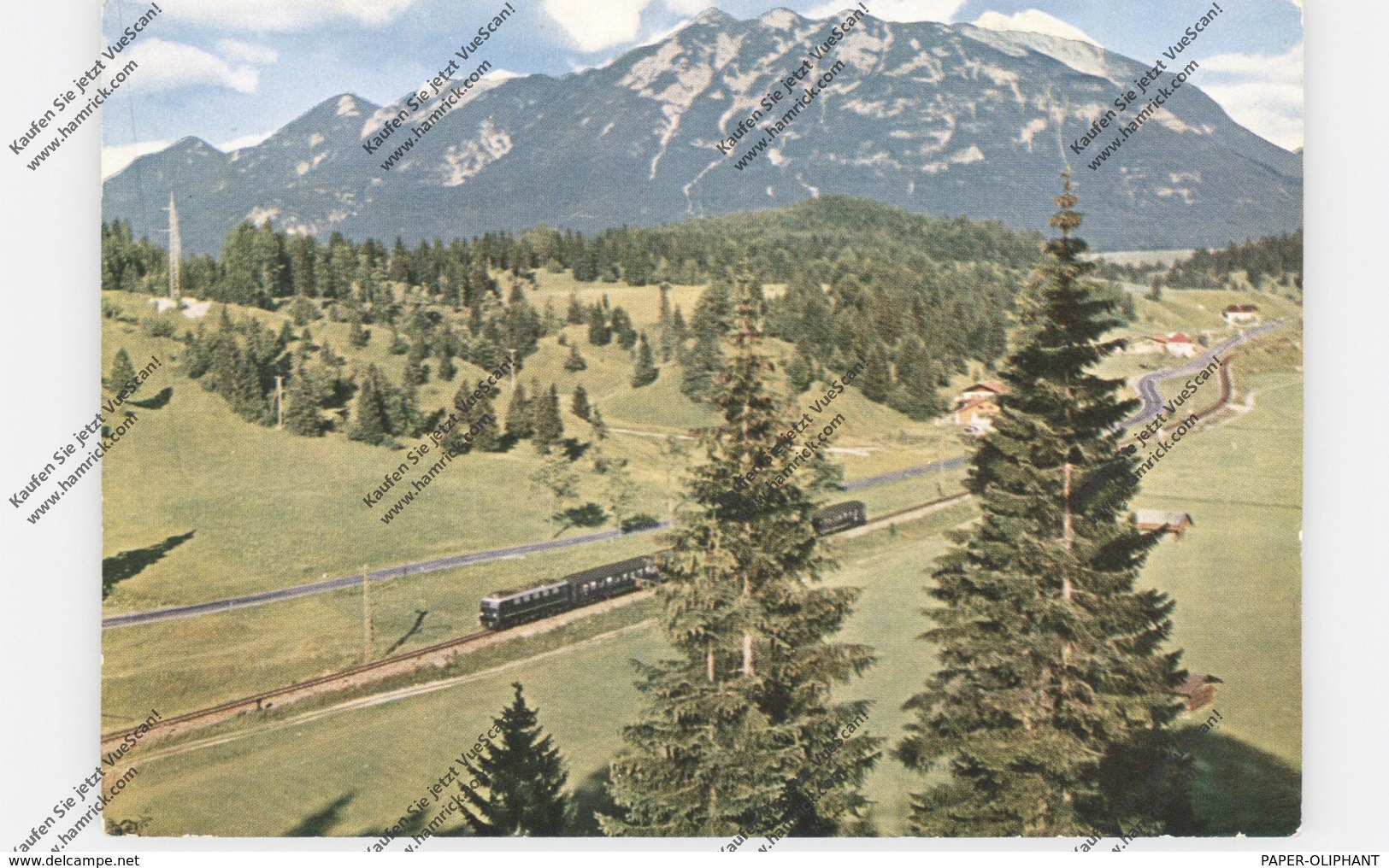 EISENBAHN - DB, Deutsche Bundesbahn Zwischen Garmisch Und Mittenwald - Eisenbahnen