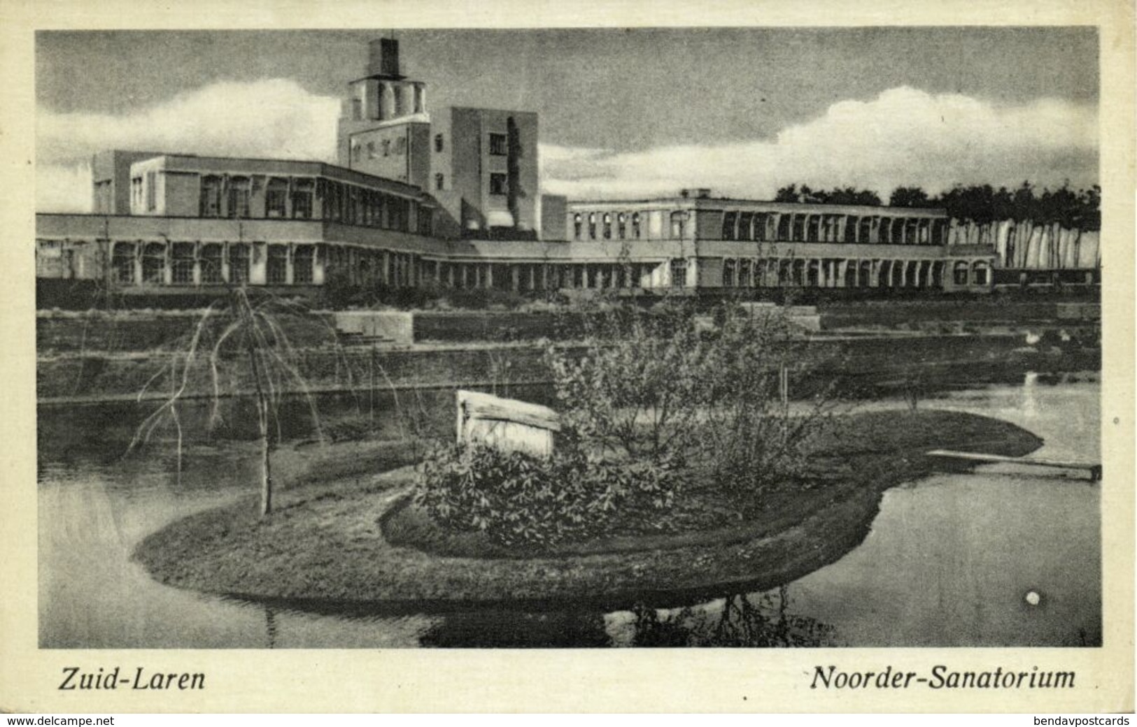 Nederland, ZUIDLAREN, Noorder-Sanatorium (1940s) Ansichtkaart - Zuidlaren