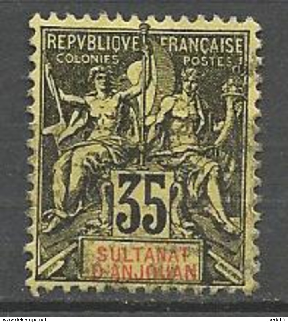 ANJOUAN N° 17 OBL - Used Stamps