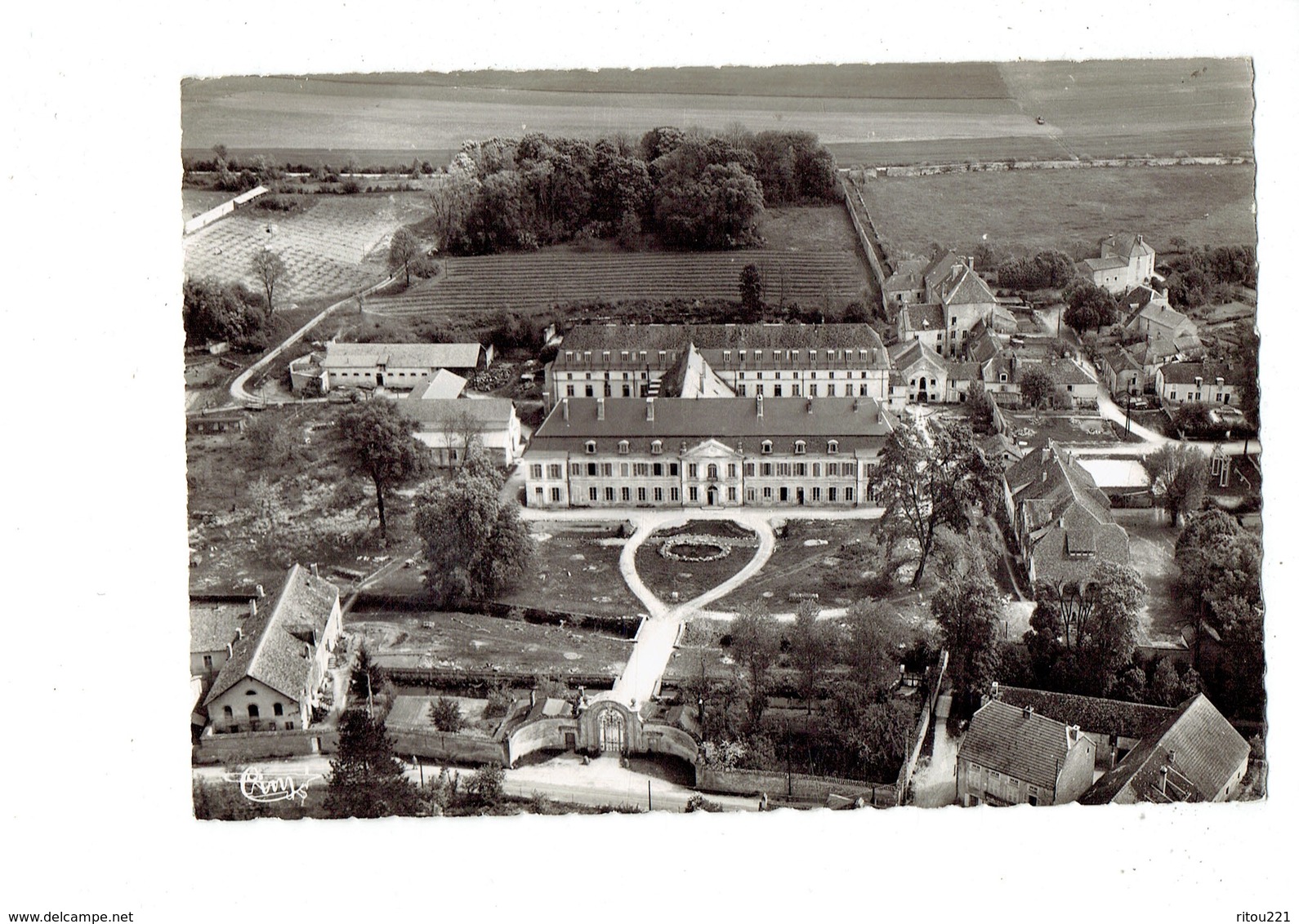 Cpm - 52 - AUBERIVE - Vue Aérienne De L'Abbaye N.D. - 13662 CIM - - Auberive