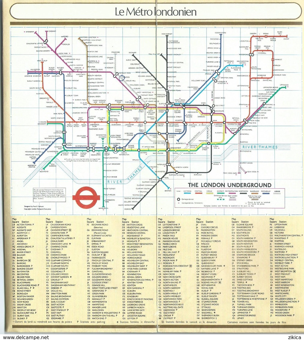 Maps > United Kingdom 1982 - Britain Carte De Londres,London - Autres & Non Classés