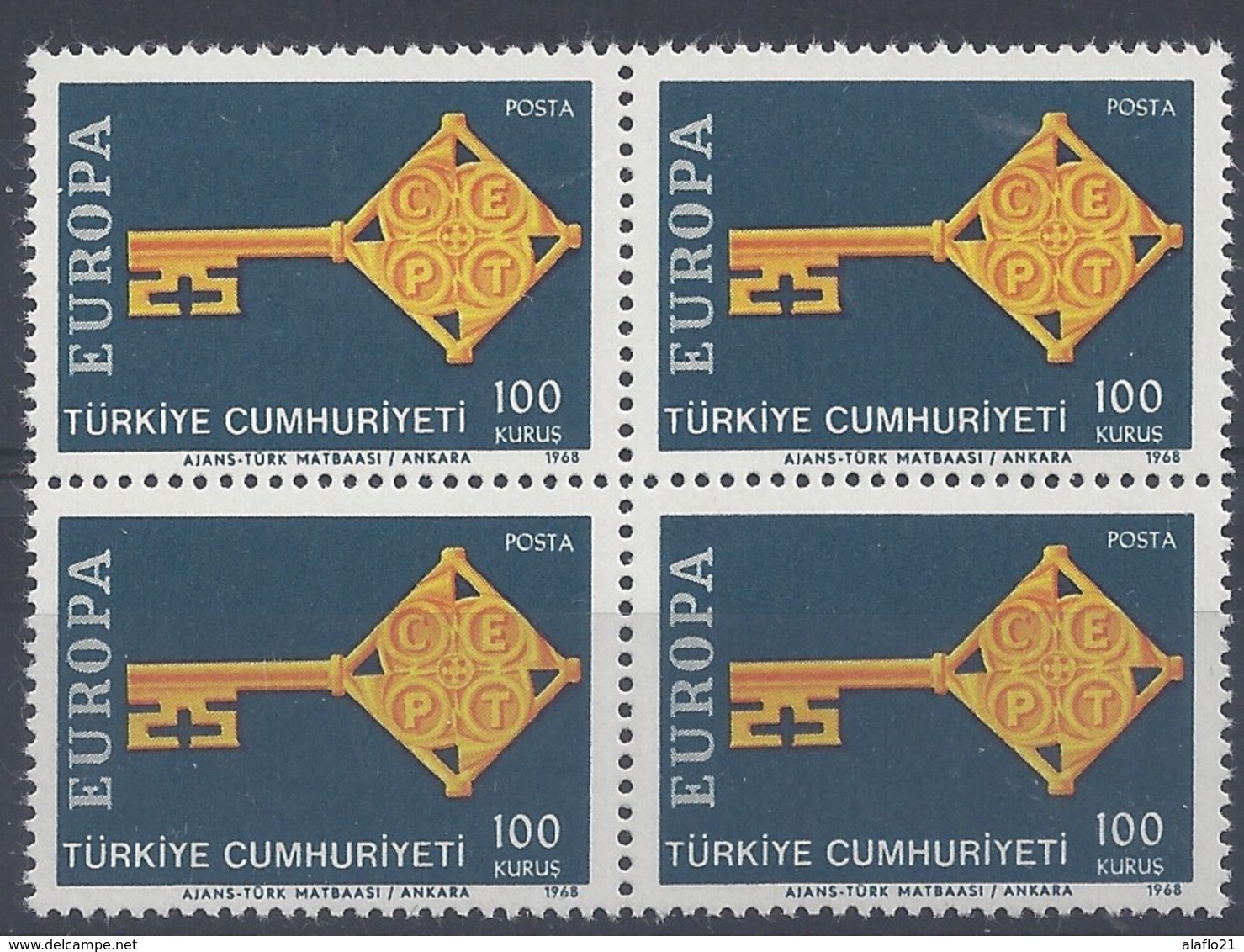 TURQUIE N° Y&Tellier 1868 - Bloc De 4 NEUF SANS CHARNIERE - 1968