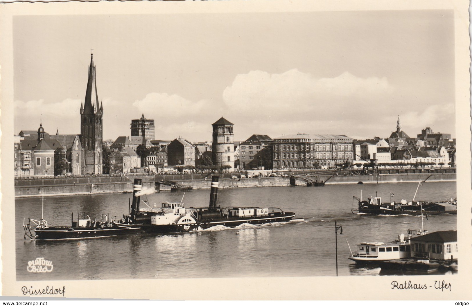 Ship Postcard Sea Boat Transport Dusseldorf Germany - Andere