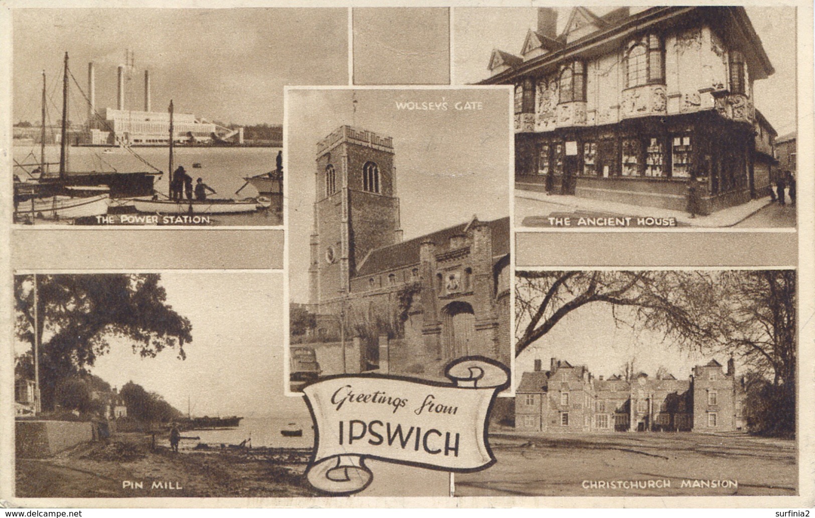 SUFFOLK - IPSWICH - 5 VIEWS Suf285 - Ipswich