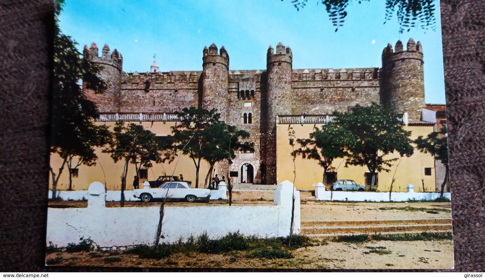 CPSM ZAFRA PARADOR DE TOURISME HERMAN CORTES AUTO VOITURE ESPAGNE BADAJOZ - Badajoz