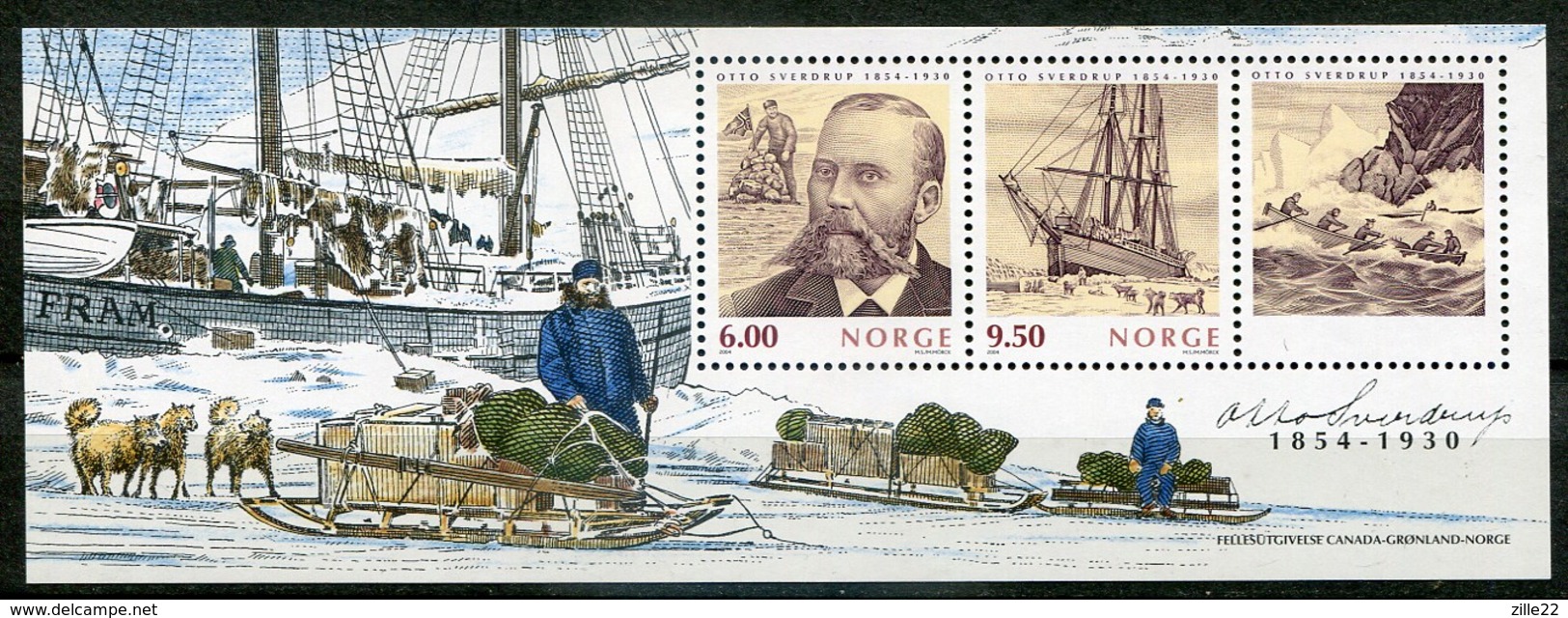 Norway Mi# Block 26 Postfrisch/MNH - Arctic Explorer, Ship - Blocks & Kleinbögen