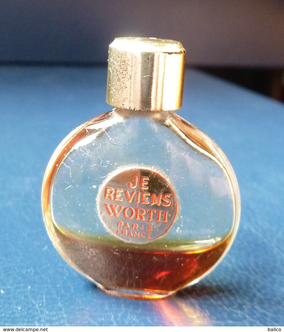 Miniature De Parfum  - Je Reviens De Worth (presque Vide)  Réf, A 02 - Miniaturen (ohne Verpackung)