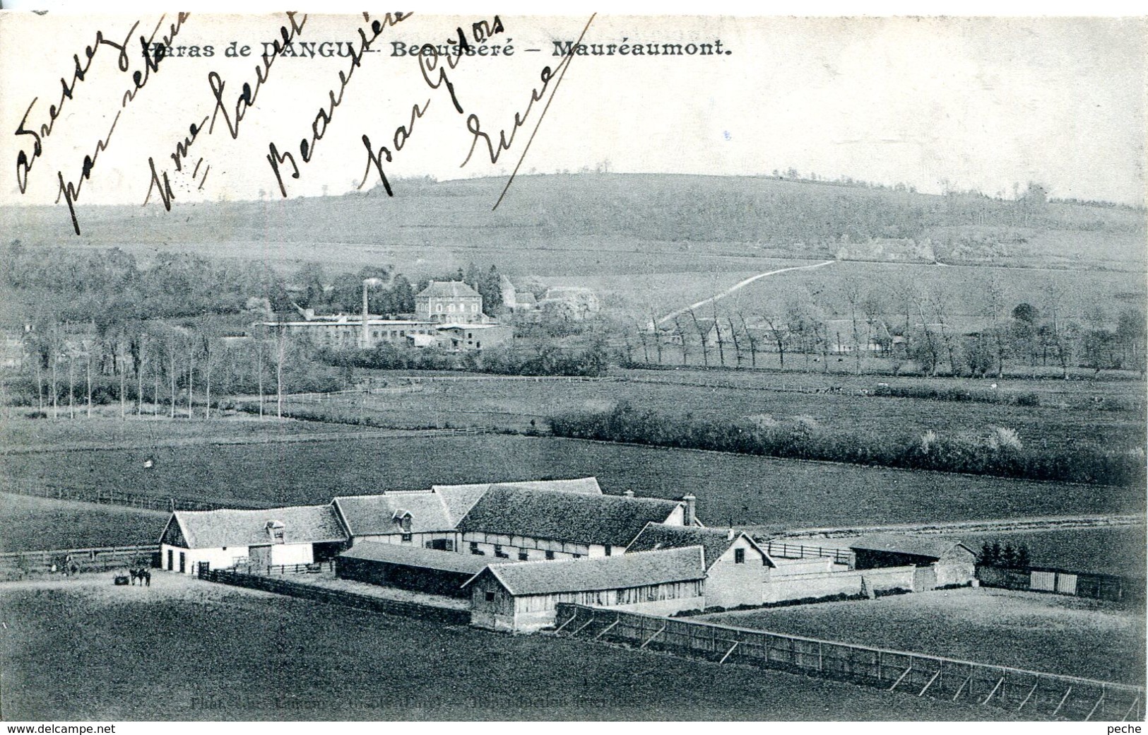 N°7977 -cpa Haras De Dangu -Beausséré -Mauréaumont- - Dangu