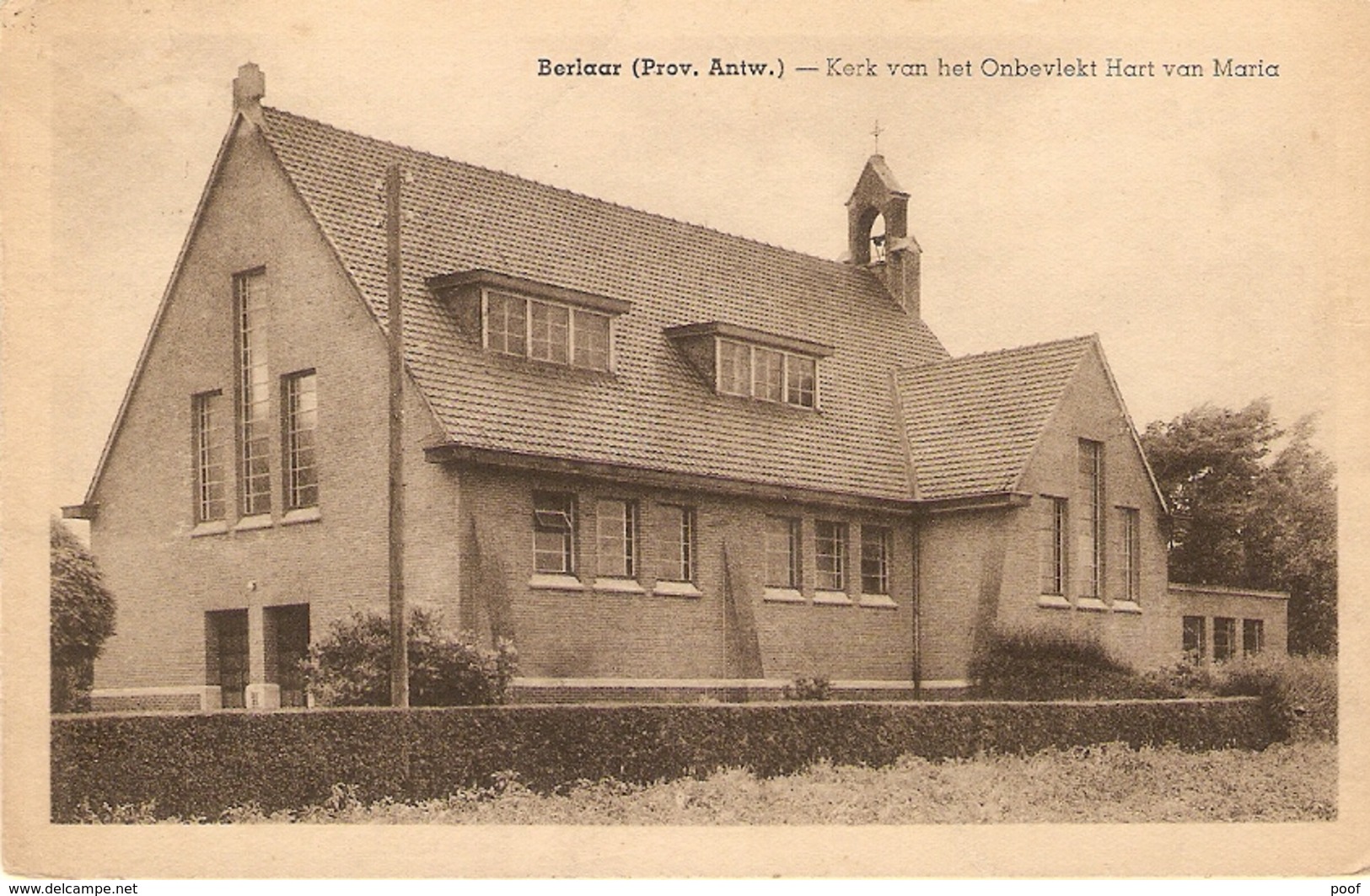 Berlaer / Berlaar : Kerk Van Het Onbevlekt Hart Van Maria --- 1954 - Berlaar