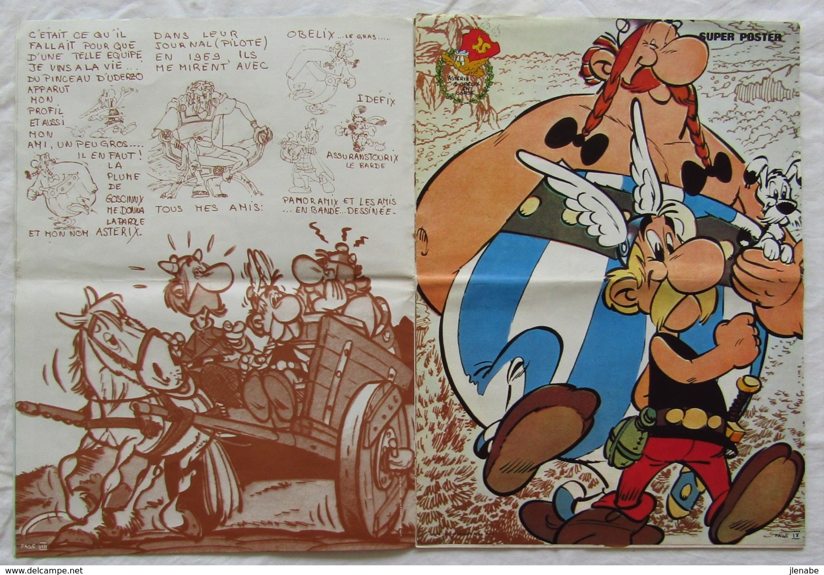 IL ETAIT UNE FOIS ASTERIX Et OBELIX Grand Recueil De 24 Planches Avec 13 Posters - Sérigraphies & Lithographies