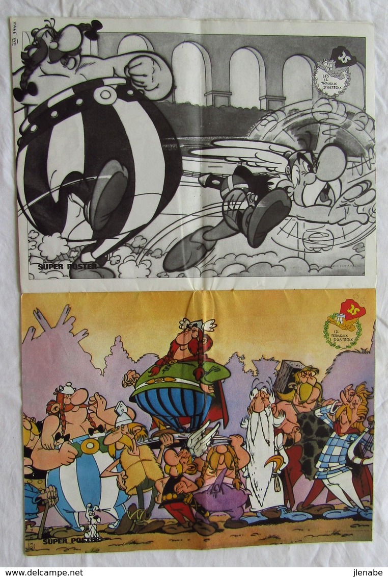 IL ETAIT UNE FOIS ASTERIX et OBELIX Grand recueil de 24 planches avec 13 posters