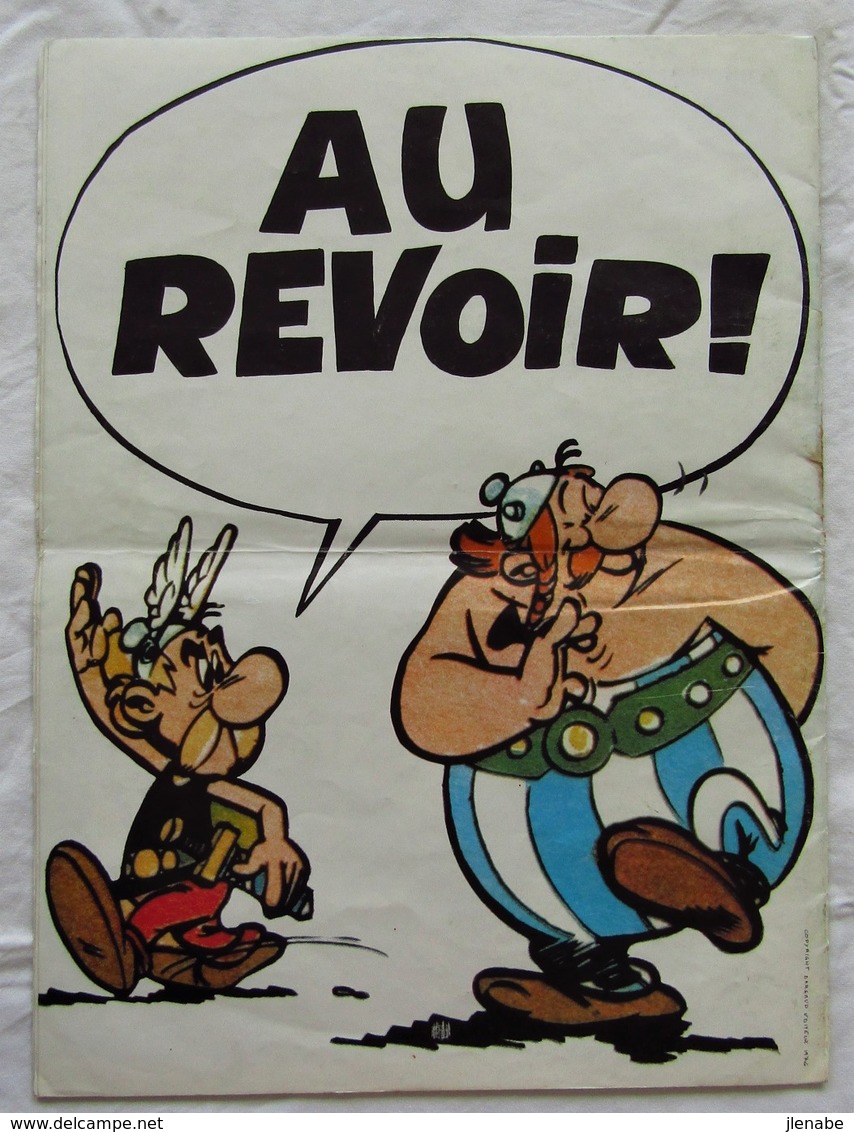 IL ETAIT UNE FOIS ASTERIX et OBELIX Grand recueil de 24 planches avec 13 posters