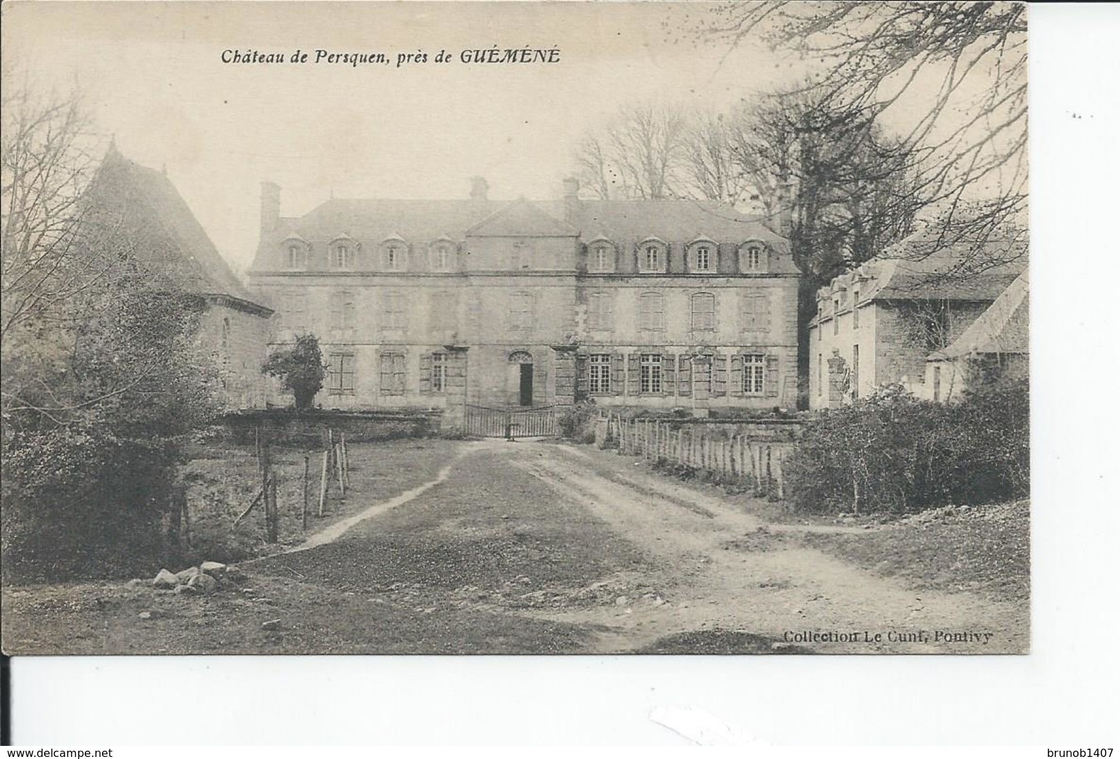 GUEMENE   Chateau De Persquen  1924 - Other & Unclassified