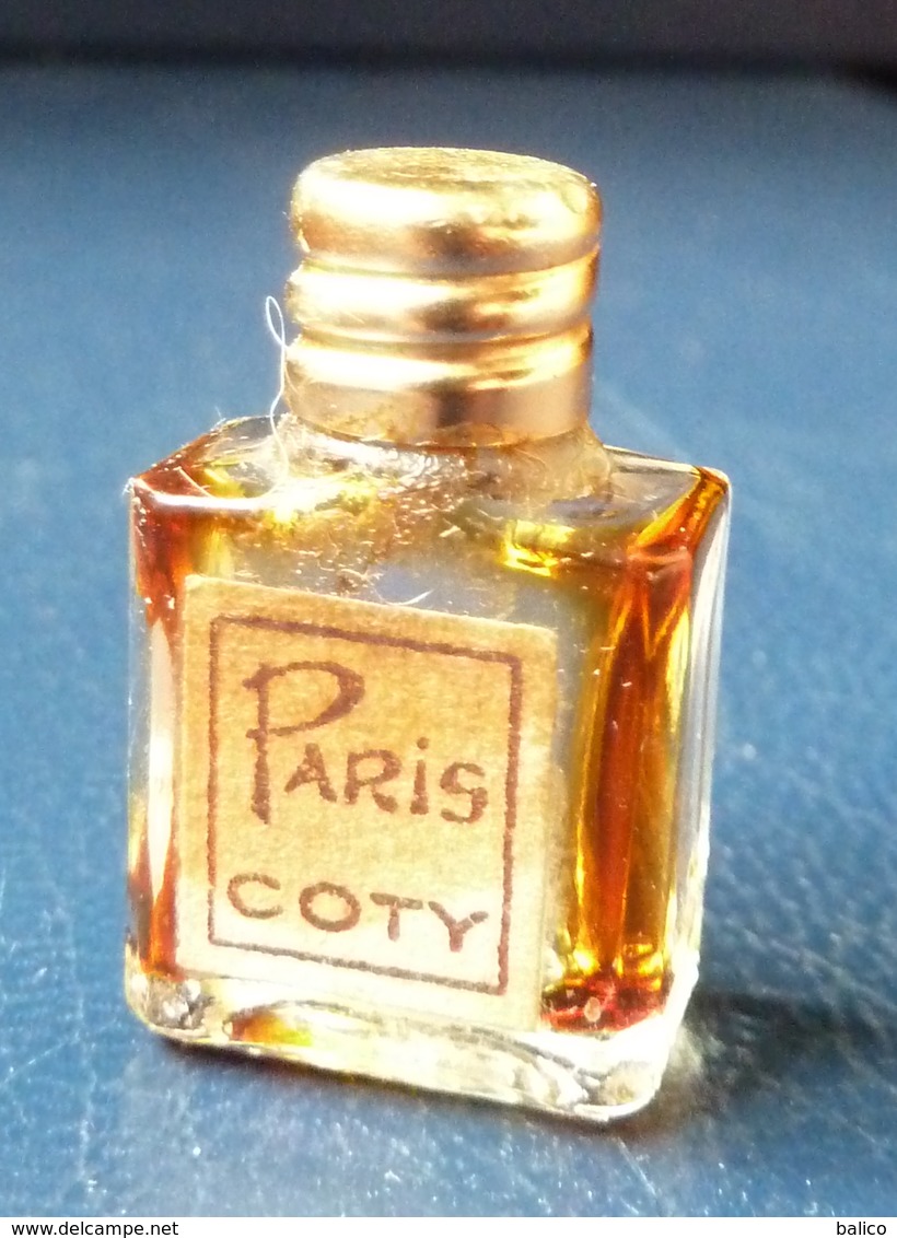 Miniature De Parfum  - Paris De Coty (Vide)  Réf, A 02 - Miniatures (sans Boite)