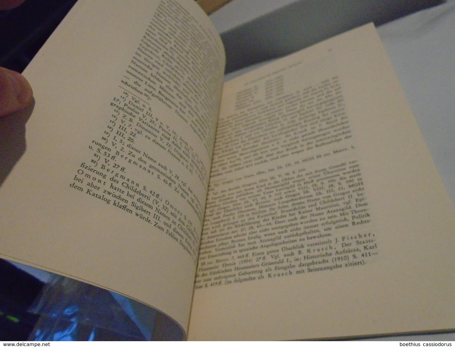 Namenliste Diptychon (Diptyque) Barberini Und Sturz Hausmeiers Grimoald 1969 H THOMAS - Schilderijen &  Beeldhouwkunst