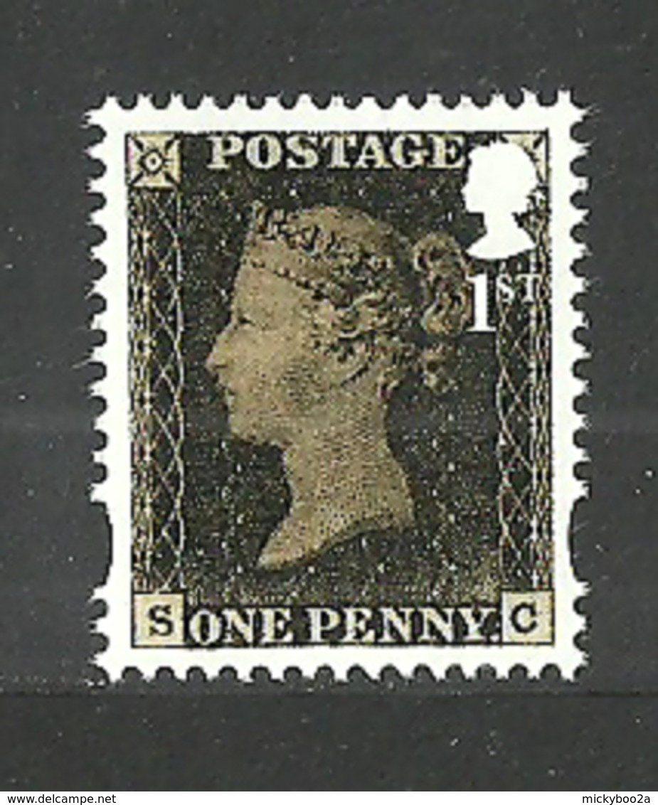 GB 2020 180TH ANNIVERSARY OF PENNY BLACK LONDON EXHIBITION SINGLE VALUE SET MNH - Unused Stamps