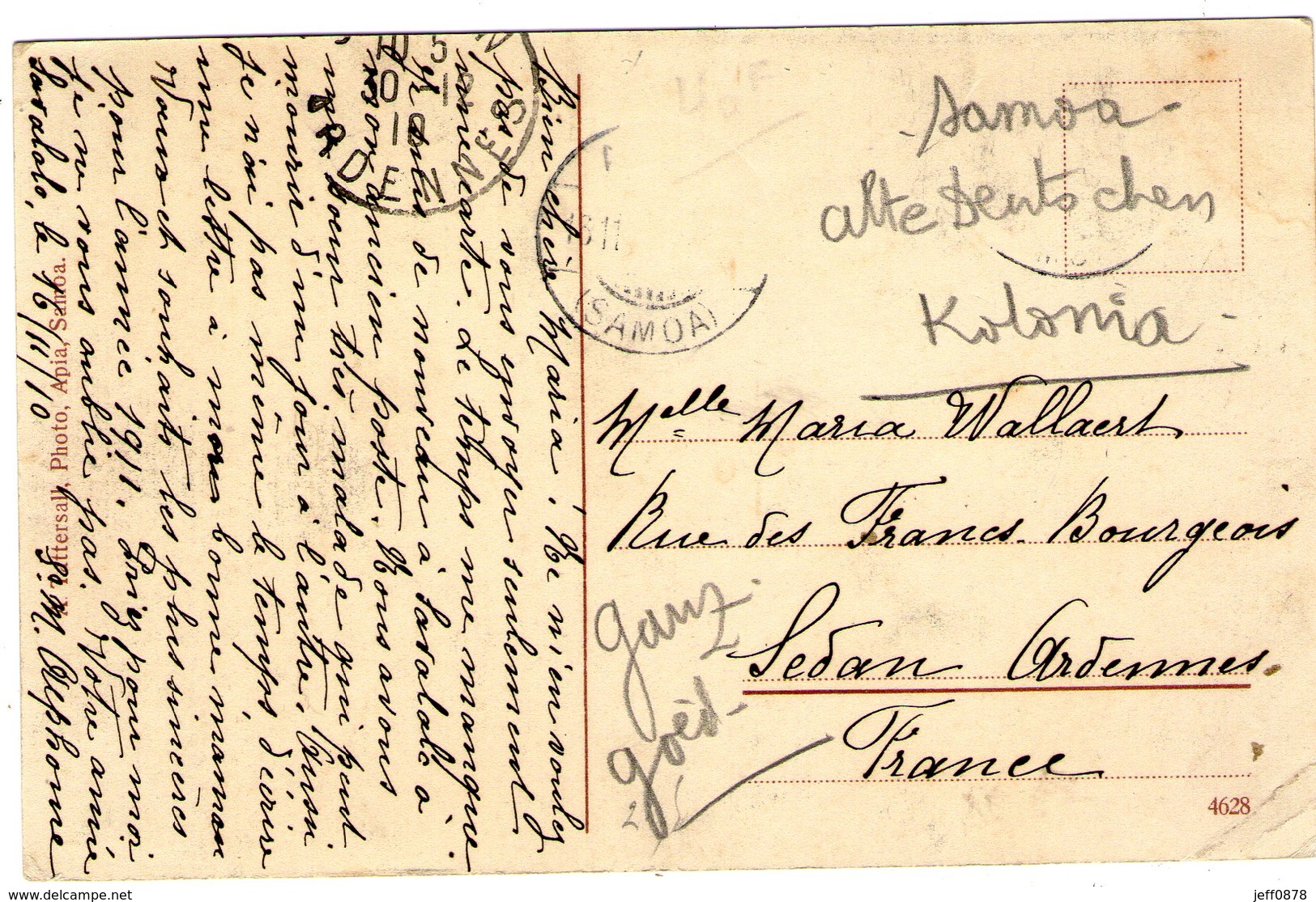 OCEANIE - SAMOA - Greeting From SAMOA - Très Bon état - 1910 - Très Bon état - Samoa