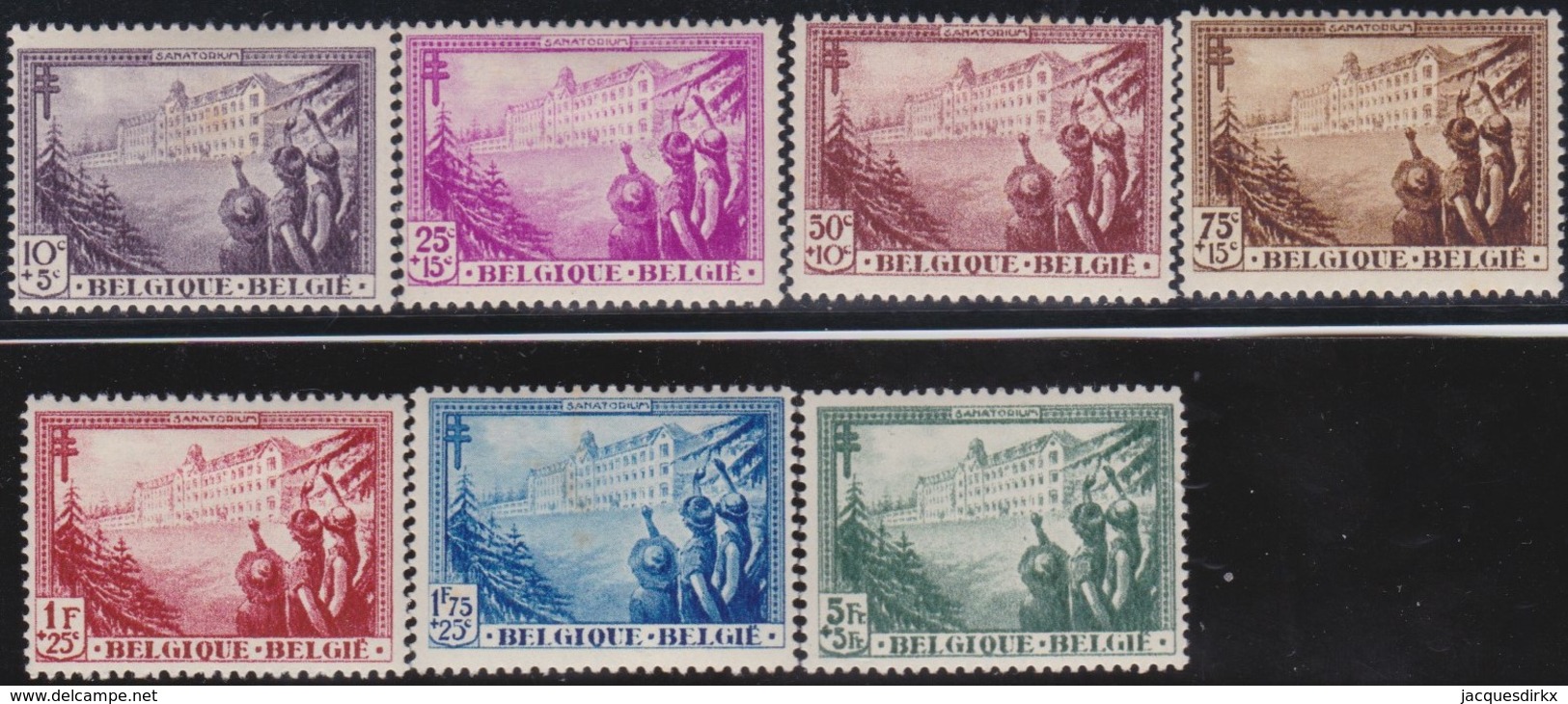 Belgie  .  OBP .     356/362       .    *     .      Ongebruikt   . /  .   Neuf Avec Charniere - Unused Stamps