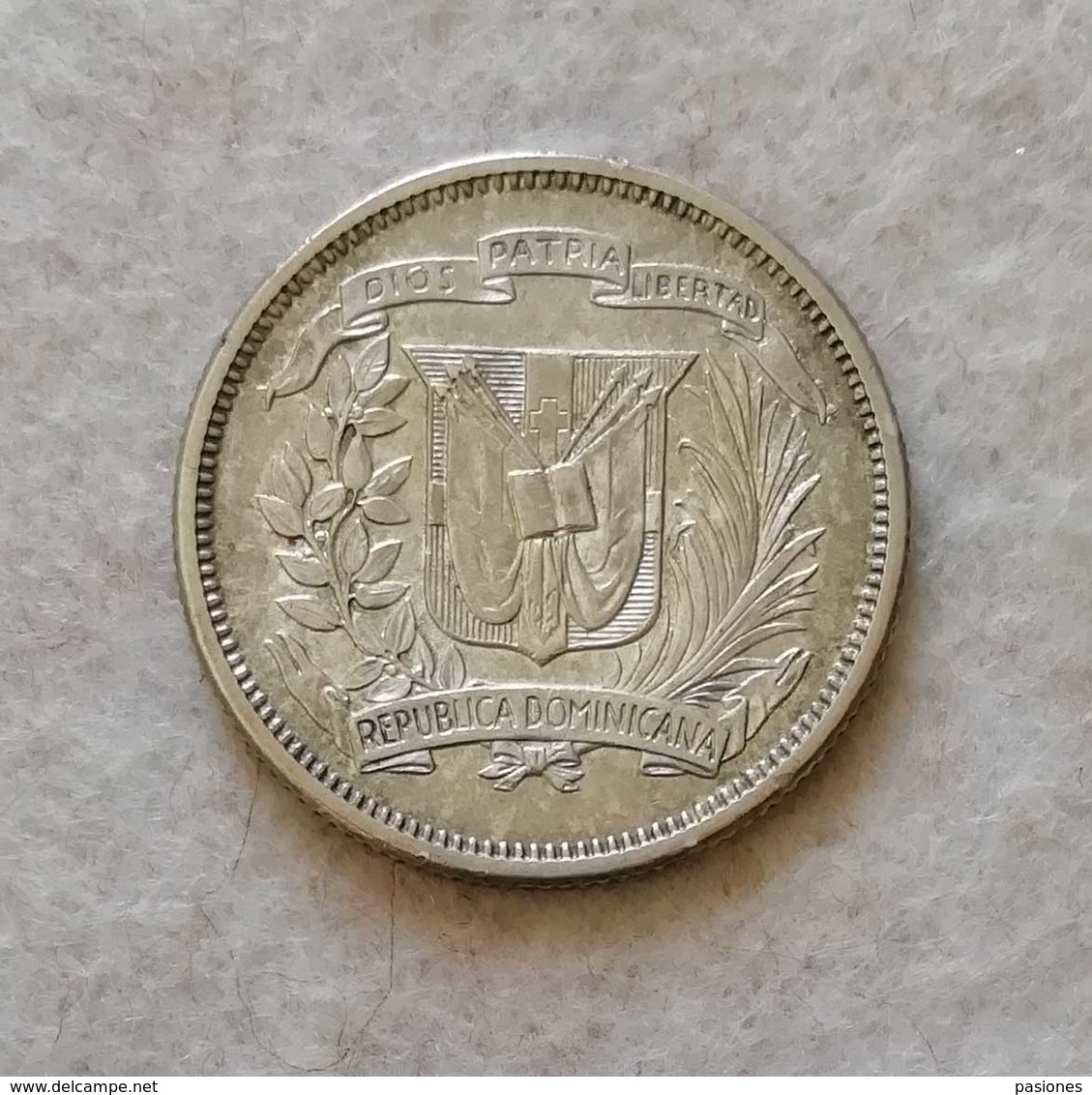 Republica Dominicana 20 Centavos 1951 (Argento 900) - Dominicaanse Republiek