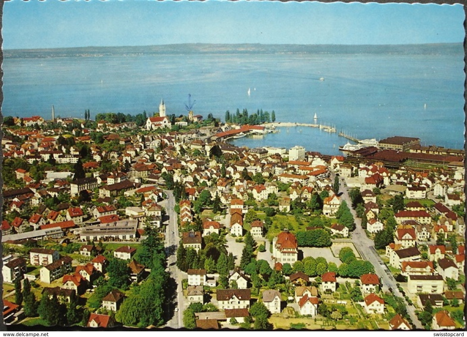 Flugaufnahme ROMANSHORN Am Bodensee - Romanshorn