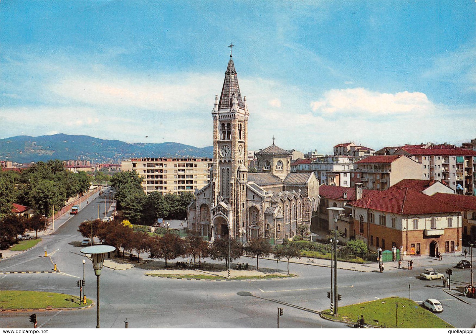 010643 "TORINO - CHIESA SANTA RITA"  ANIMATA, AUTO. CART NON SPED - Églises