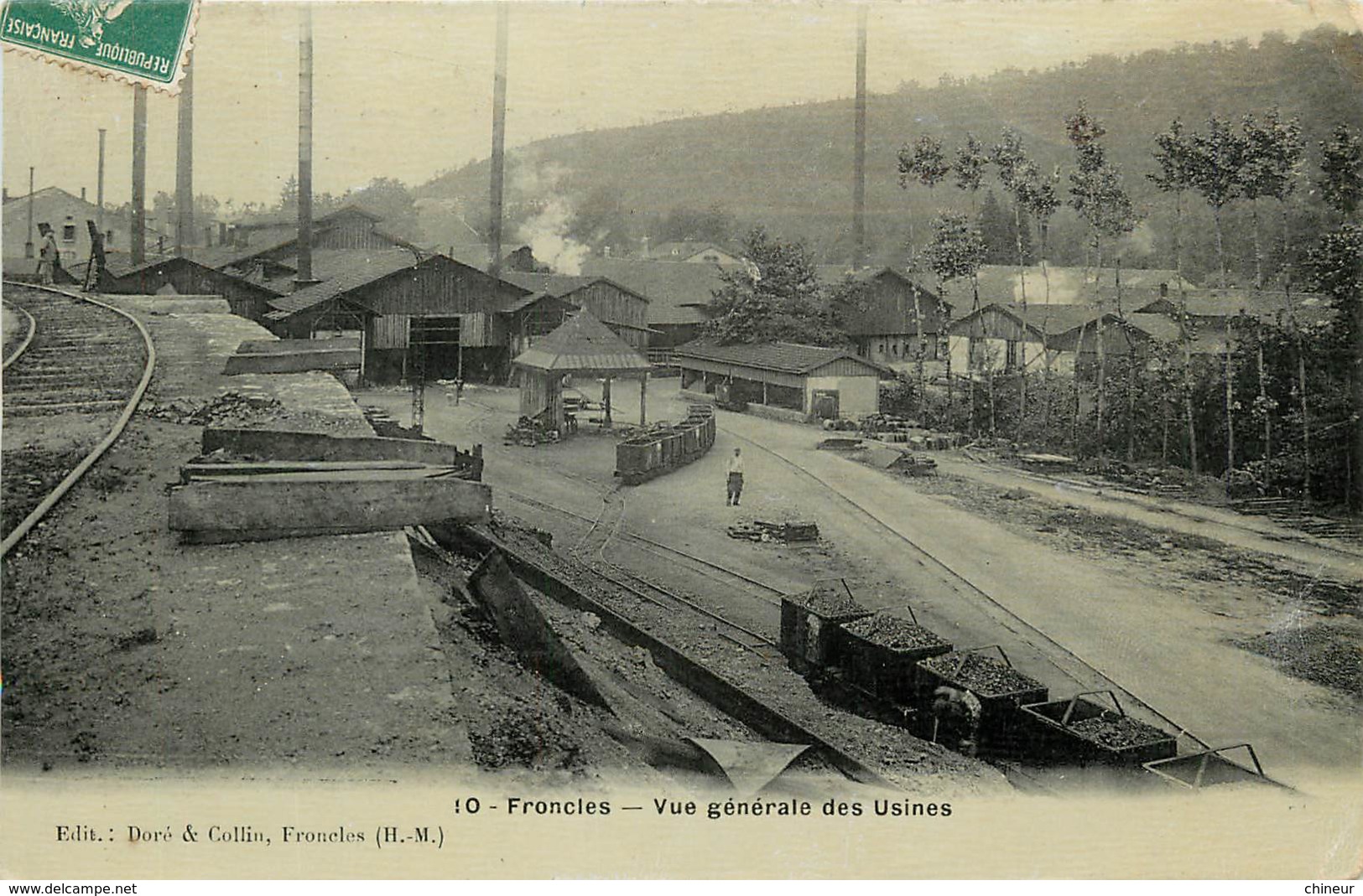 FRONCLES VUE GENERALE DES USINES - Sonstige & Ohne Zuordnung