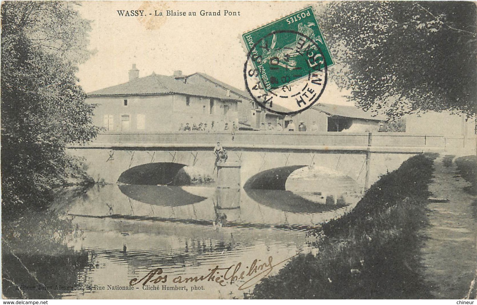 WASSY LA BLAISE AU GRAND PONT - Wassy