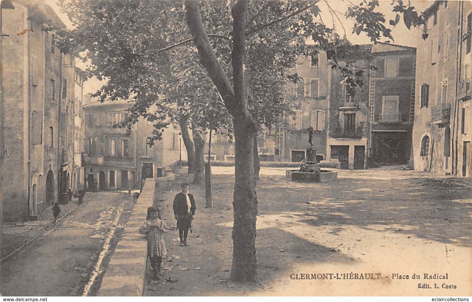 Clermont L'Hérault          34          Place Du Radical            (Voir Scan) - Clermont L'Hérault