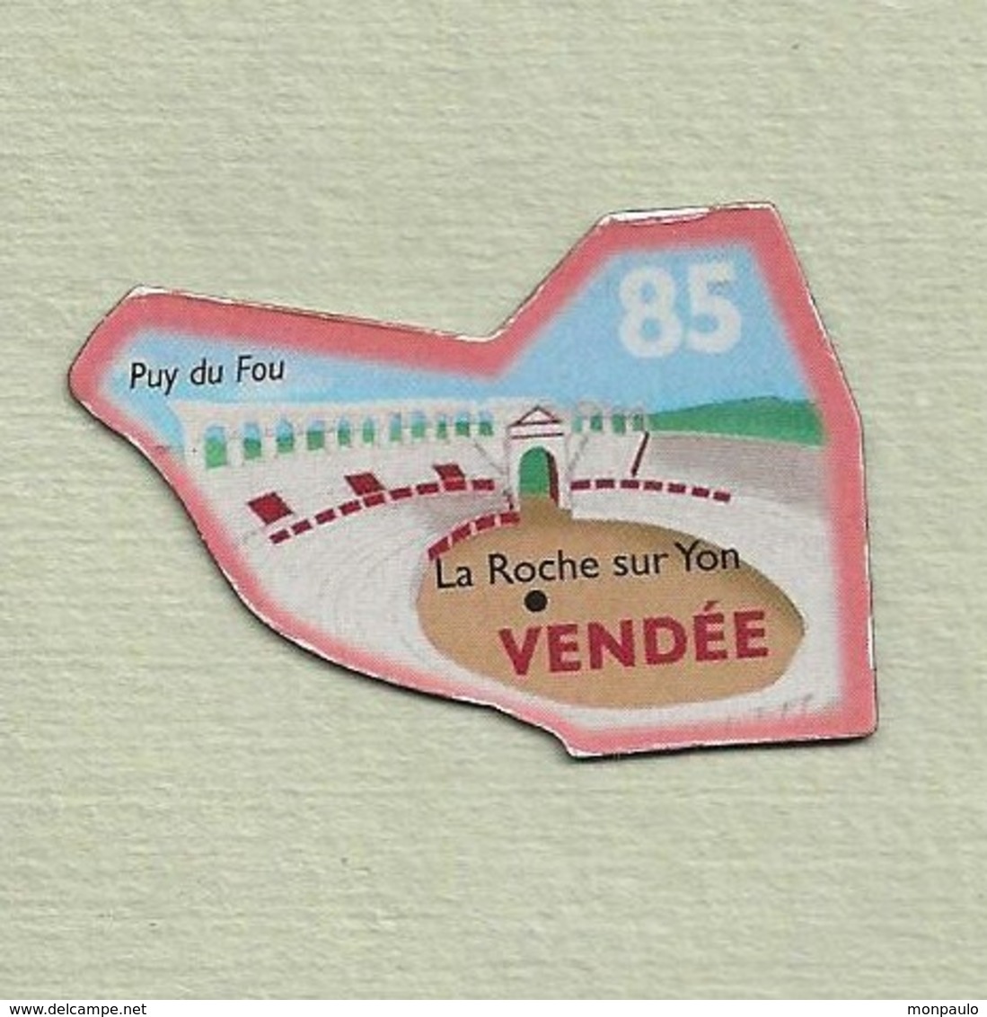 Magnets. Magnets "Le Gaulois" Départements Français. Vendée (85) - Publicitaires