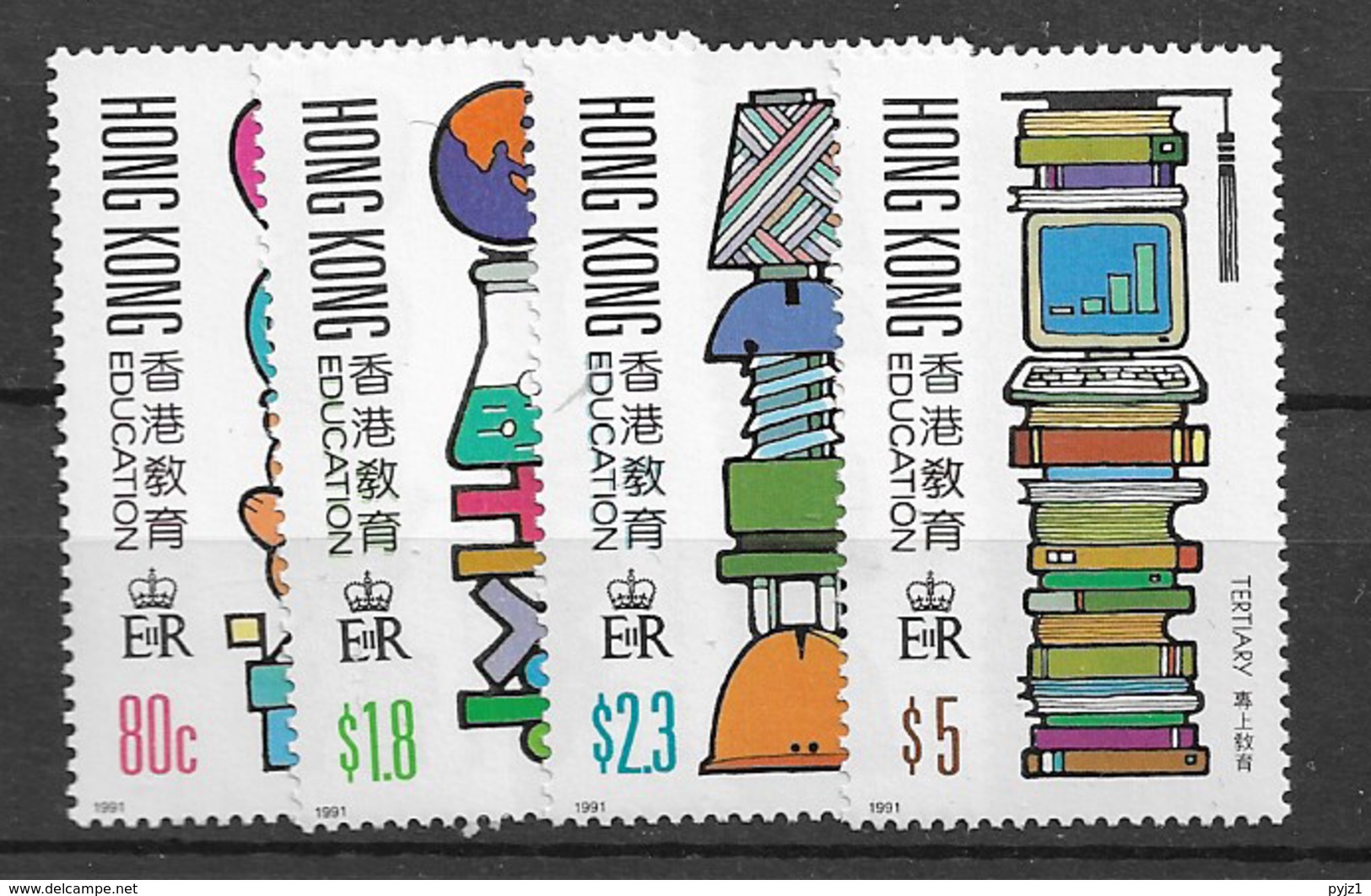 1991 MNH Hong Kong Mi Block 611-14 Postfris** - Unused Stamps