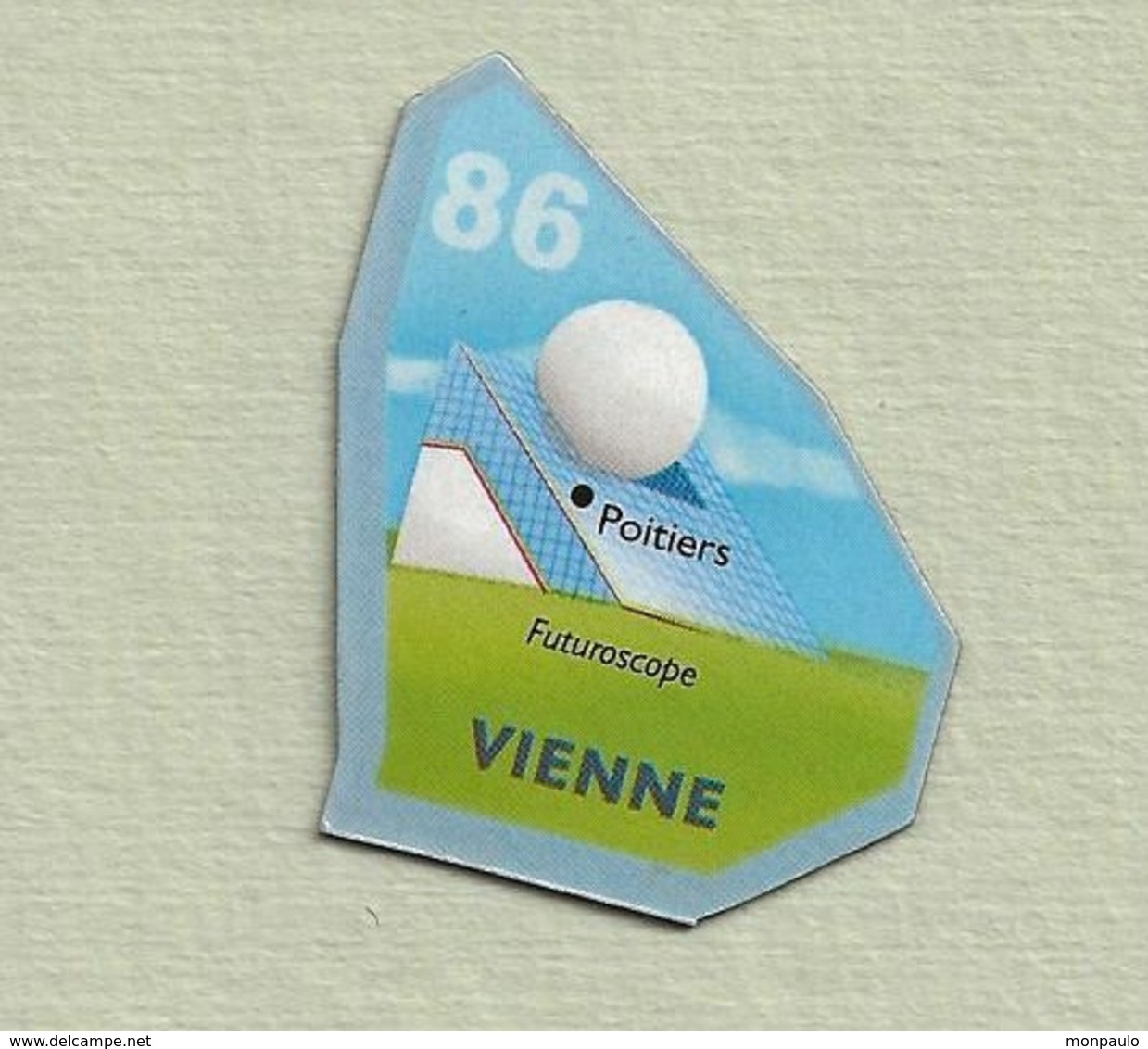Magnets. Magnets "Le Gaulois" Départements Français. Vienne (86) - Publicitaires