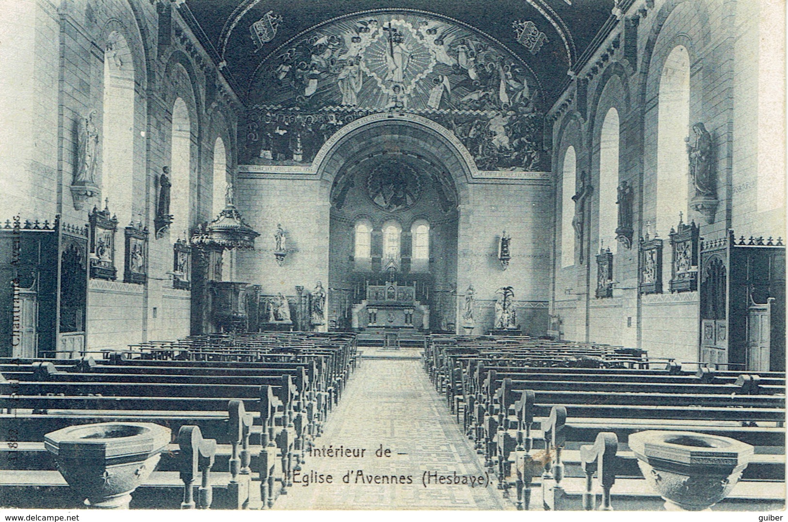 Interieur De L'église De Avennes Braves (hesbaye) - Braives