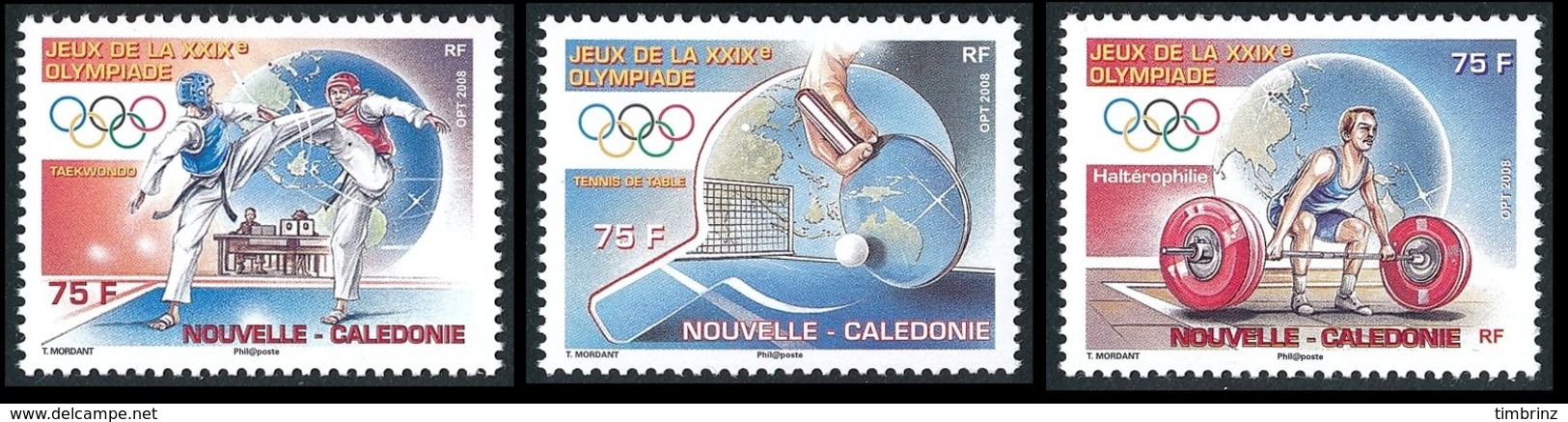 NOUV.-CALEDONIE Année complète 2008 - Yv. 1034 à 1060 ** - 24 tp ** MNH ..Réf.NCE23694