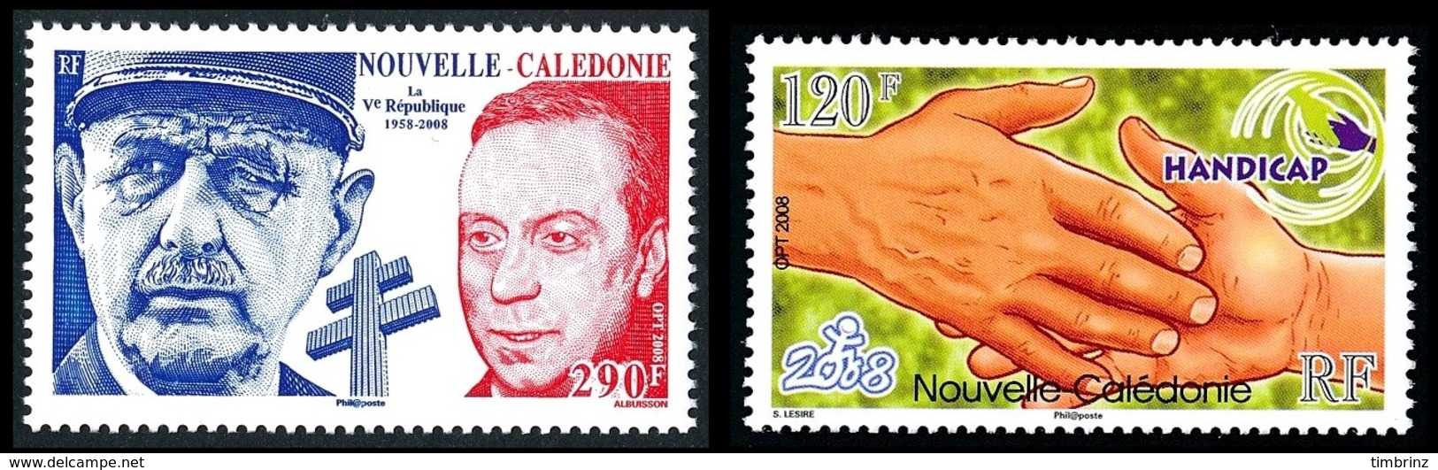 NOUV.-CALEDONIE Année complète 2008 - Yv. 1034 à 1060 ** - 24 tp ** MNH ..Réf.NCE23694