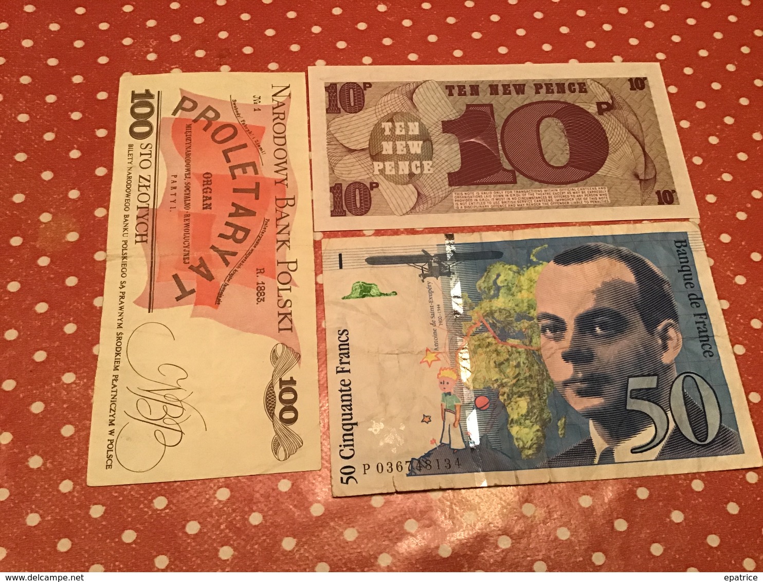 LOT DE 3 BILLETS Voir Le Scan - Lots & Kiloware - Banknotes