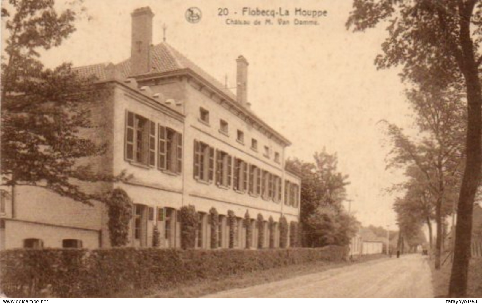 Flobecq La Houppe Chateau De Mr Van Damme Circulé En 1932 - Vloesberg